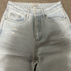 PacSun Light Blue High-Rise Distressed Jeans